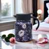 🔥Letzter Tag 49 % Rabatt✨Vintage-Blumenmustertassen-Thermoskanne – Eingebauter Infuser