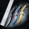 🐉 Dragon Folding Pocket Knife – Titanium-Plated Handle & Razor-Sharp Blade
