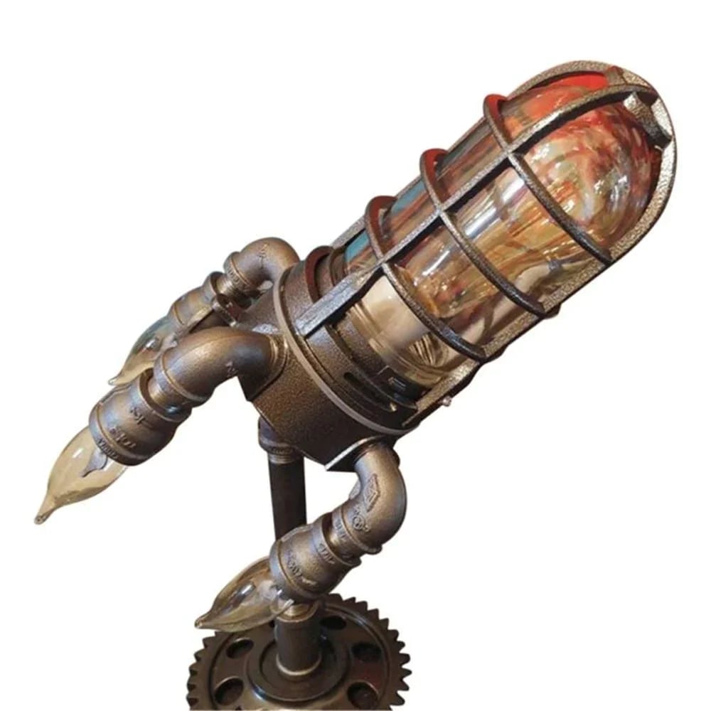 (🌲EARLY CHRISTMAS SALE - 50% OFF) 🚀Steampunk Rocket Lamp