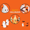 🔥LAST DAY 49% OFF - Ghost Campfire Flickering Night Light