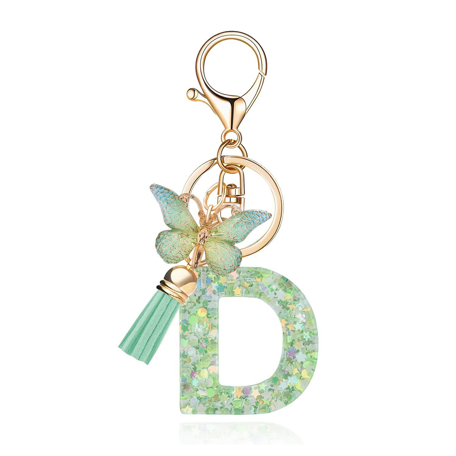 🎁TikTok Last Day Sale - 70% OFF🔥Initial Letter Keychains🦋