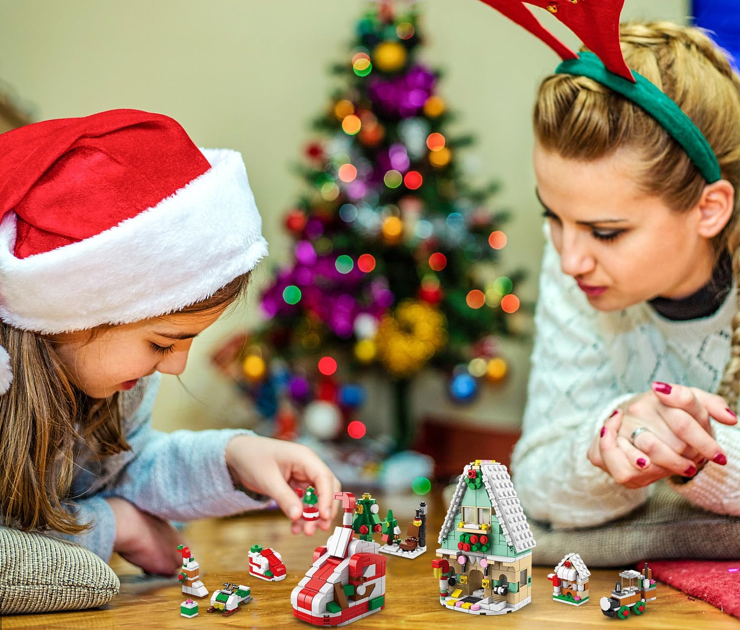 🎅2024 Early Christmas Sale🎁 Advent Calendar Christmas Building Blocks Set