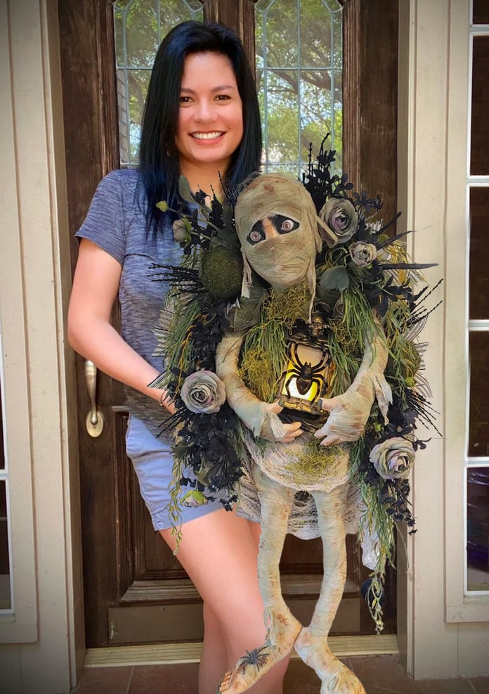 🎃LIMITED TIME OFFER💀MUMMY HALLOWEEN WREATH