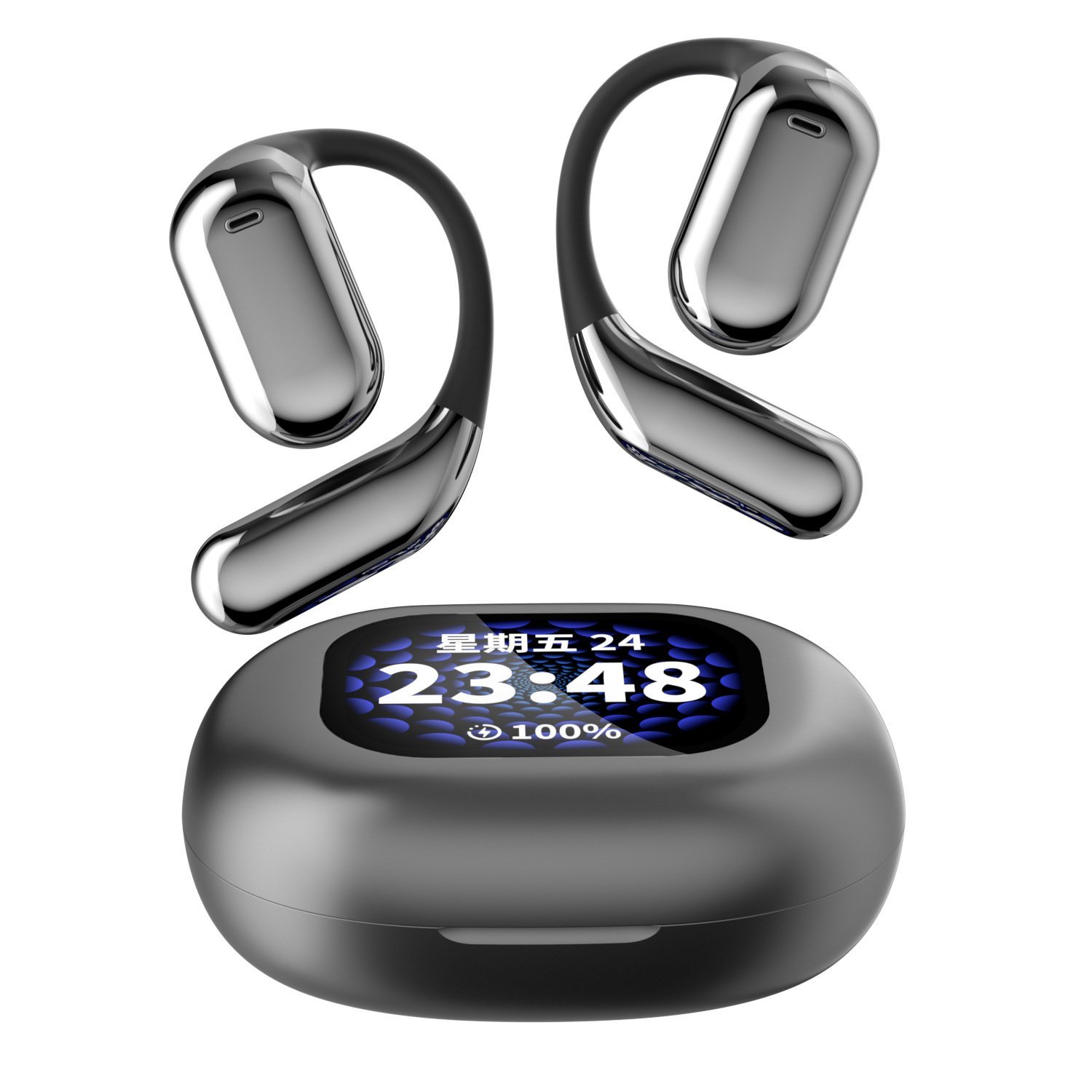 🔥Last Day Promotion 70% OFF🔥True Powerful Bluetooth 5.4 Open Ear Earbuds, IPX5 Waterproof