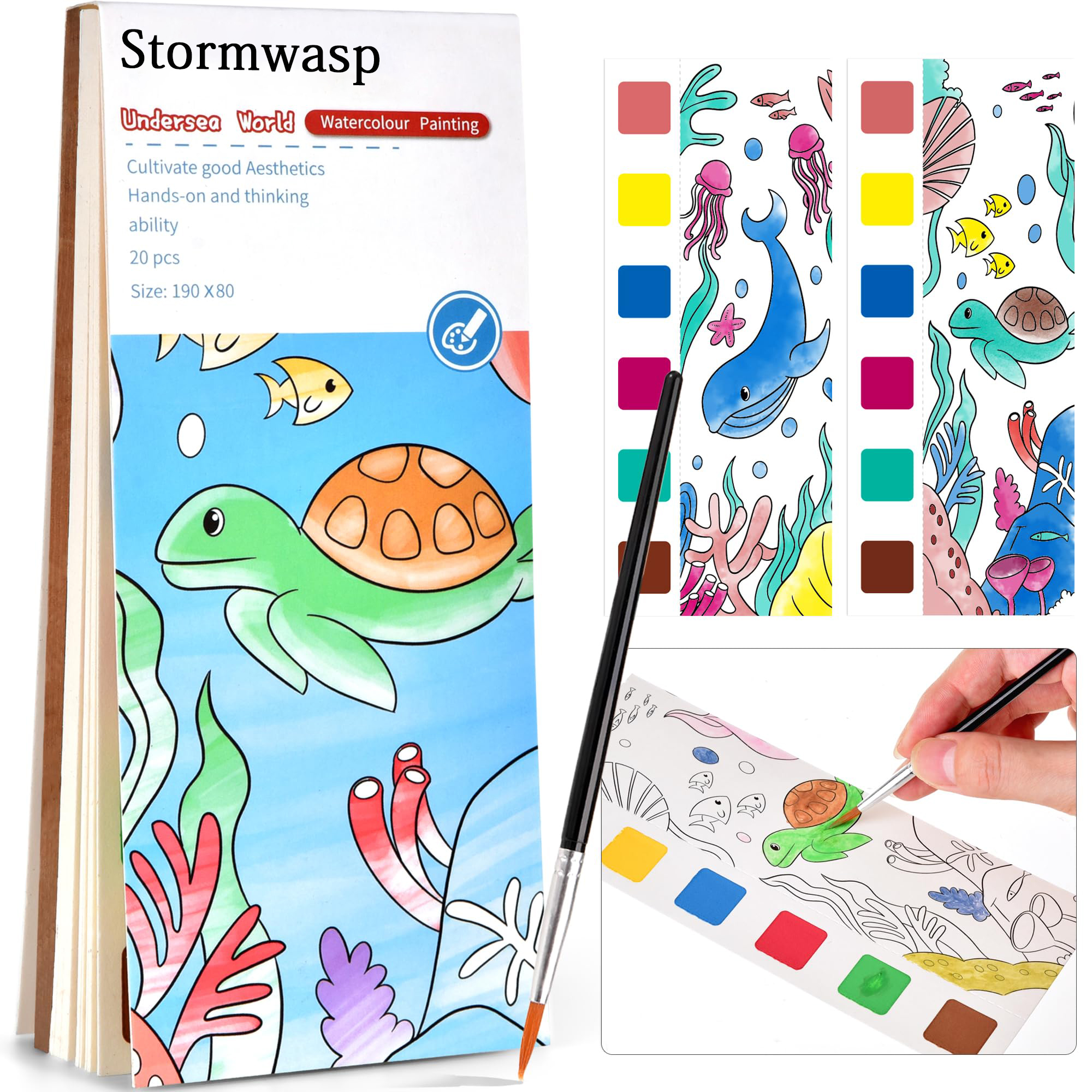 Ocean Adventure Travel Watercolor Book