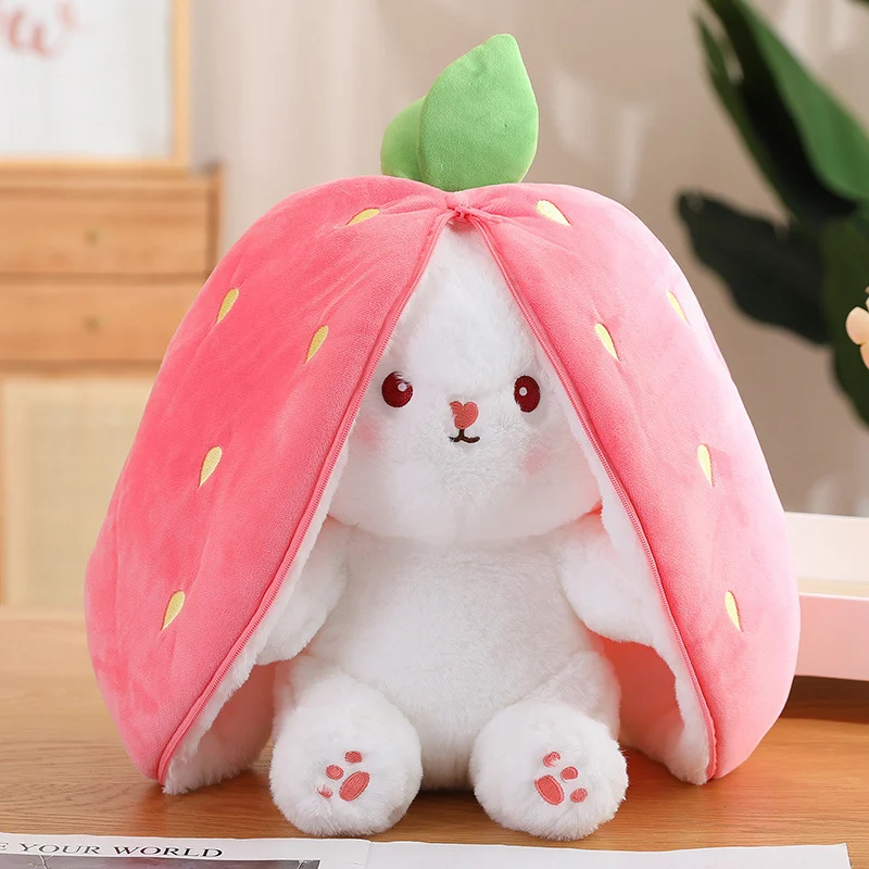 🎀Gift for Important One- Strawberry Bunny Transformed into Little Rabbit