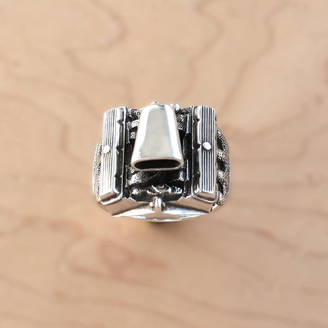 Handmade V8 Engine Ring