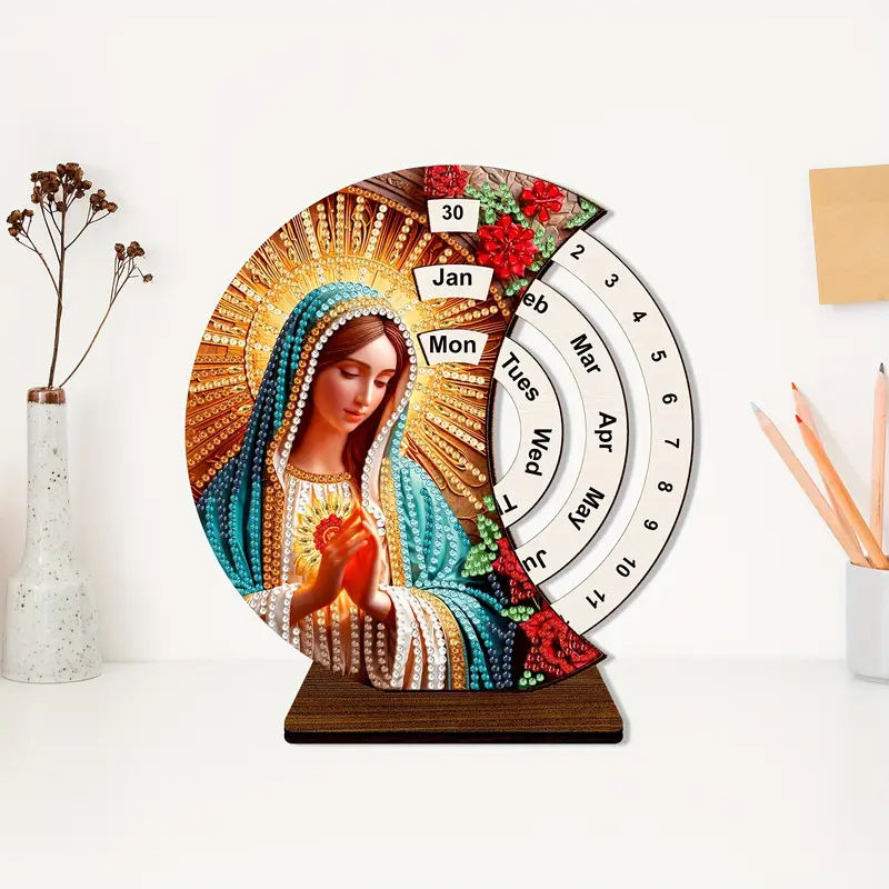 5D DIY Diamond Painting Maria Calendar Kit