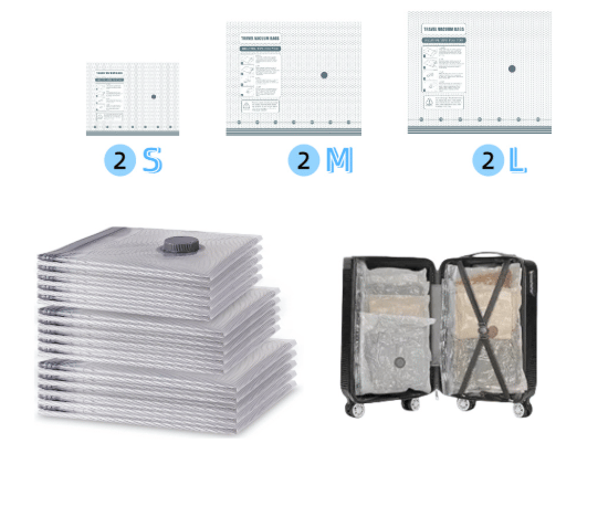 🔥Last Day Promotion 50% OFF🔥 Vacuum Storage Bags Travel Set