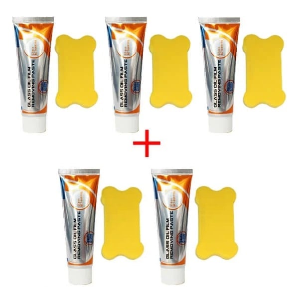 🔥BUY MORE SAVE MORE—Glass Oil Film Removing Paste(Complimentary Sponge Cleaning)