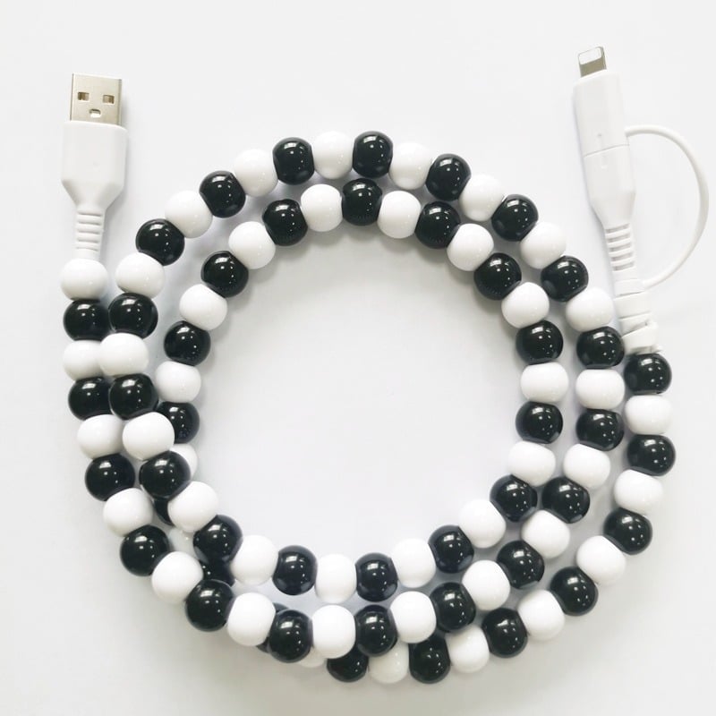 🎁TikTok Last Day Sale - 70% OFF🎉Beaded Charging Cords (🌈SALE $9.99)