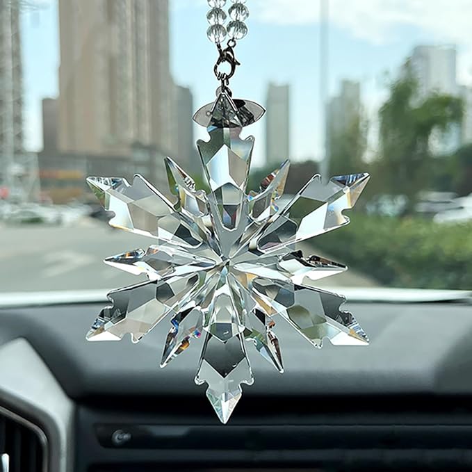 ❄️🌈Crystal Snowflake Suncatcher