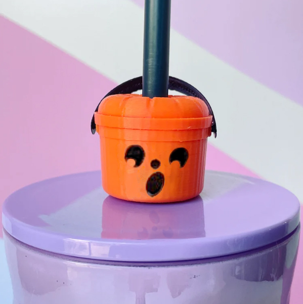 🎃Early Halloween Sale 50% OFF👻Straw Toppers Halloween Buckets