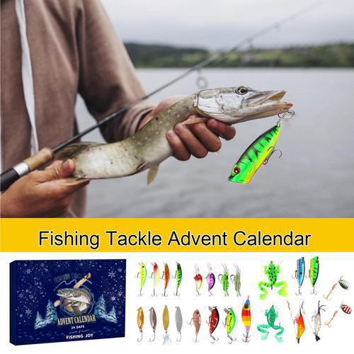 🎉24 Days Christmas Countdown Fish Tackle Set-Buy 2 Free Shipping