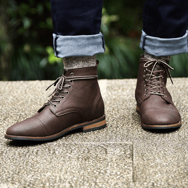 Tredfashions High Quality Men's Leather Boots 2019!