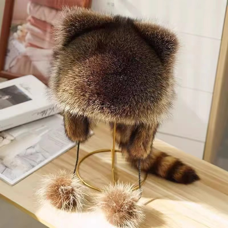 🔥Last Day 70% OFF🎁Handmade Imitation Raccoon Fur Hat