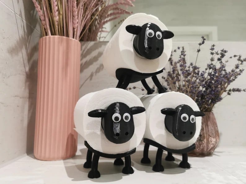 💥LAST DAY 49% OFF💥Sheep Toilet Roll Holder-Buy 2 Get 1 Free