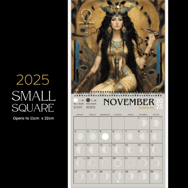 🔥LAST DAY 60% OFF -🗓️Warrior Goddess 2025 Moon Phase Calendar