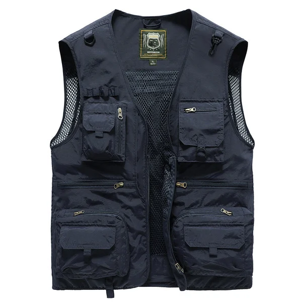 🎁2024 New Year Hot Sale 50% OFF🎁 Breathable Mesh Zip Cargo Vest