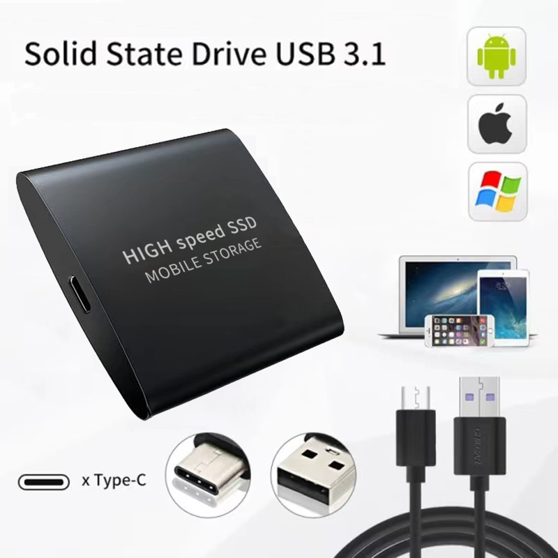 Ultra high-speed SSD-portable laptop desktop large capacity mobile solid state drive
