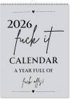 💥LAST DAY SALE 50% OFF💥Fu*k It 2026 Spiral Bound Wall Calendar
