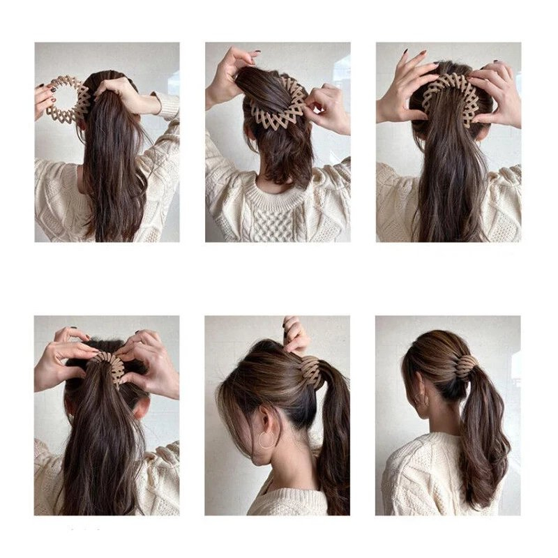 (🌲EARLY CHRISTMAS SALE - 50% OFF) 🎁Bird Nest Magic Hair Clip, 🔥Buy More Save More