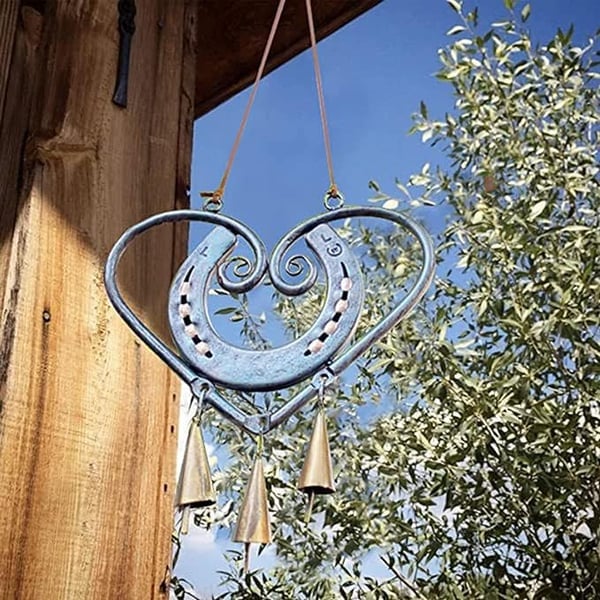 💖Handmade Lucky Love Wind Chime with Steel Nails