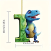 🔥Last Day Promotion - 70% OFF🎁🦖🦖Christmas Dinosaur Alphabet Ornaments🎁Customized By Your Choice Freely