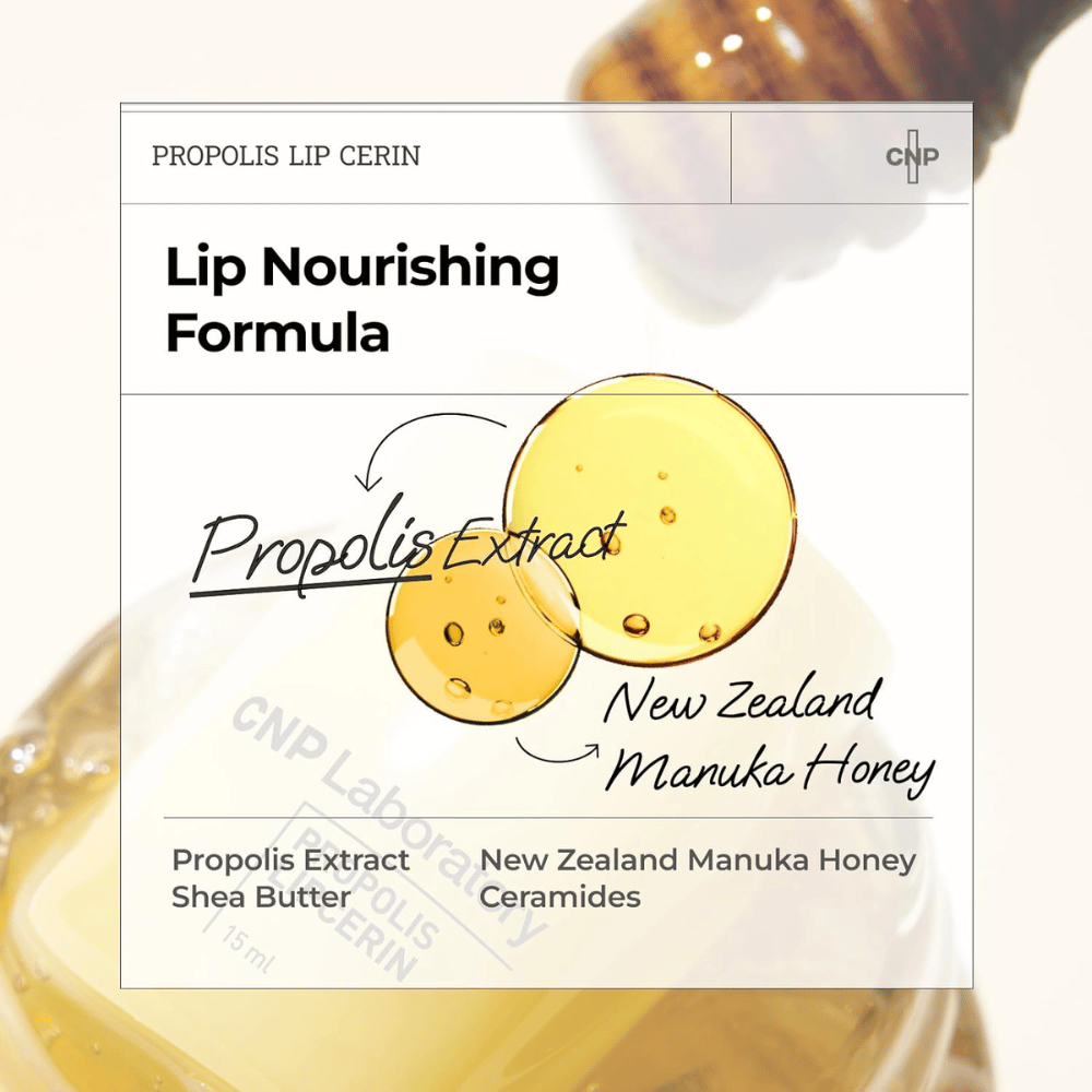 👄Honey Lip Butter, Propolis Lipcerin, Hydrating, Gentle Exfoliation, Deep Nourish, Revitalizing Dry Lips