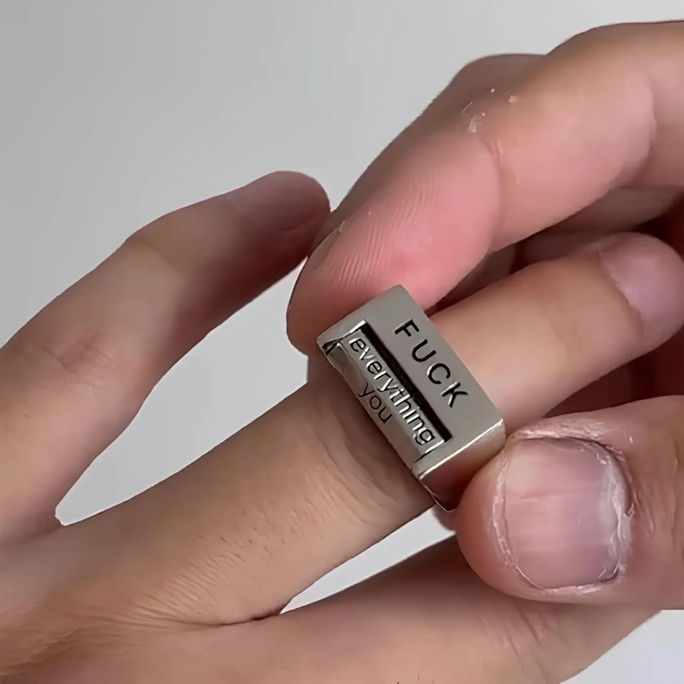 [Against&Adore Everything] 'F*CK'&'Love'Ring