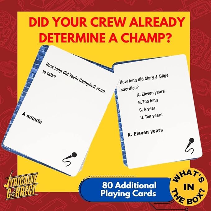 90's Expansion Pack Music Trivia Card Game