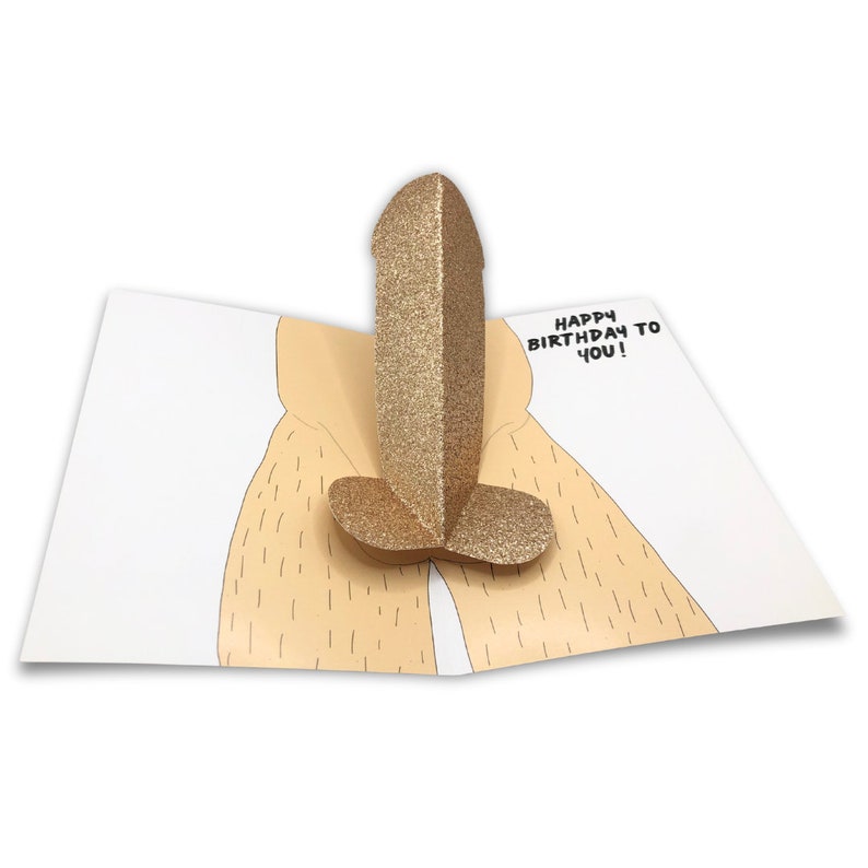 😂Hilarious Pop Up Dick Birthday Card Gift