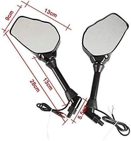 🔥Hot Sale 50% OFF-🏍️LED Skeleton Claw Side Mirror Rearview Mirror