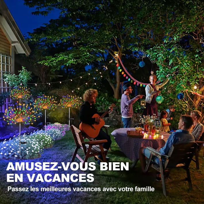 ✨Dernier jour - Achetez-en 1, obtenez-en 1 gratuit - Lampe solaire de jardin étanche✨