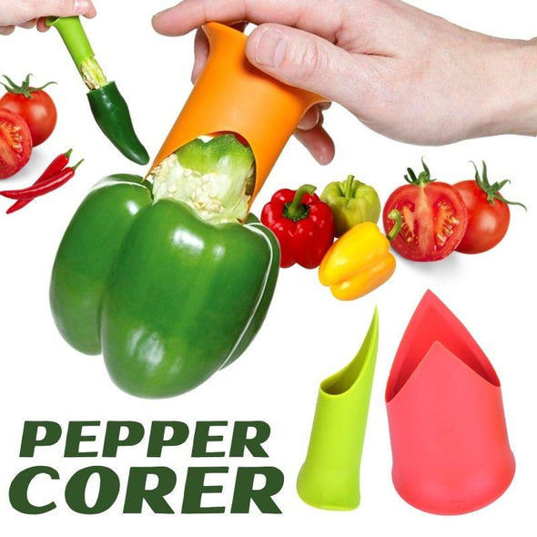 Mother's Day Pre-Sale 48% OFF - Push-n-Twist Pepper Corer (Set of 2)