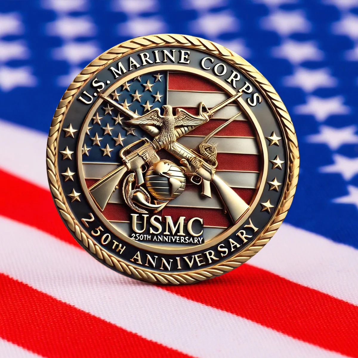 🎖250th Anniversary U.S. Marine Corps Commemorative Coin
