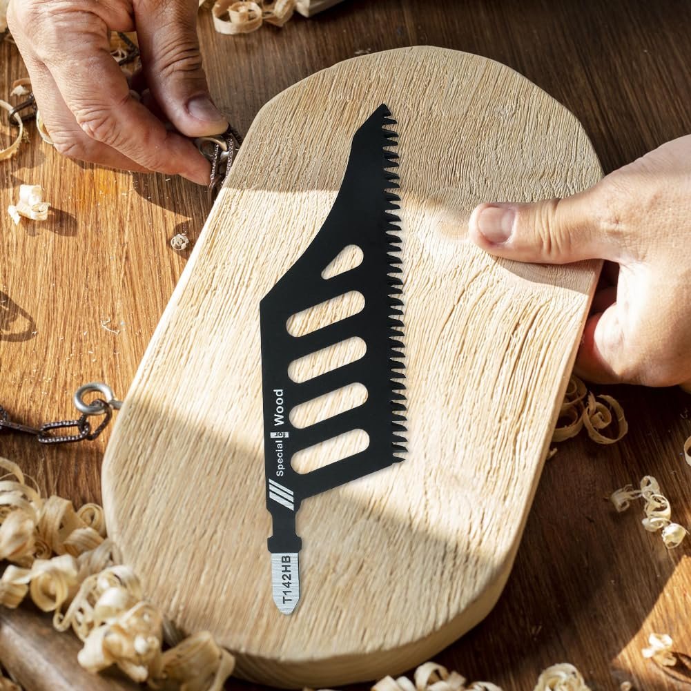 🔥LETZTER TAG 49 % RABATT🔥5 Stück Stichsägeblätter zum bündigen Schneiden für Holz, Kunststoff, Metall