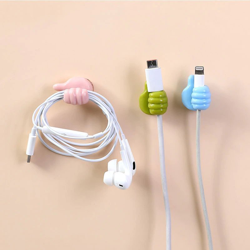 (🎅Last Day Promotion- SAVE 48% OFF)5 Pcs Creative Thumbs Up Shape Wall Hook👍👍BUY 5 (GET 3 FREE & FREE SHIPPING)-40 PCS