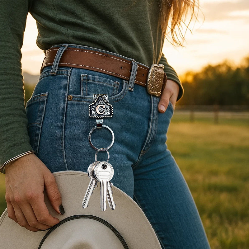 ⏰LAST DAY SALE 50% OFF💥Vintage Letter Keychain