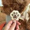 Last Day Promotion 70% OFF - 🐾Pet Paw Shaped Leather Keychain