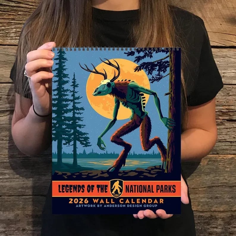 📅2026 Wall Calendar: Legends of the National Parks (Best Seller)