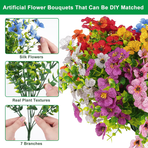 🌸Mother's Day Hot Sale 50% OFF-UV Resistant Colorful Artificial Flower