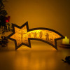 🌲Early Christmas Sale- 50%🎁Bethlehem shooting star nativity scene wooden LED light