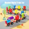 (🎄Christmas Hot Sale🔥🔥)Wooden Digital Train Toy(BUY 2 FREE SHIPPING)