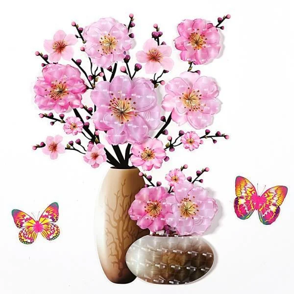 Best Gift For Holiday 🌸 3D Vase Sticker