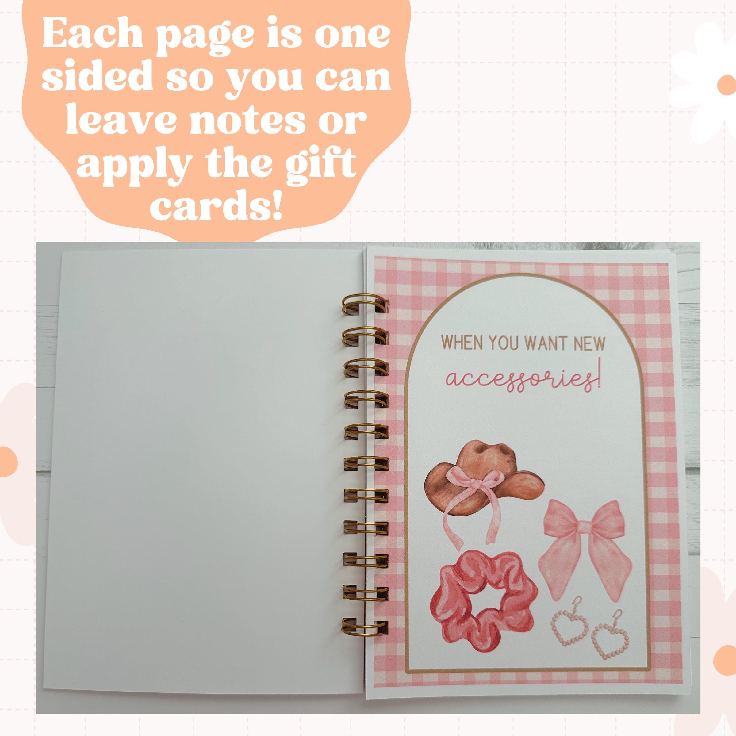 🎄Merry Christmas Gift Card Book📚-Pink World🎀