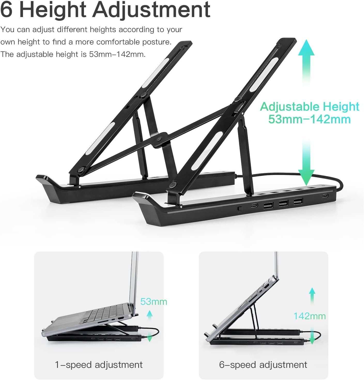 🔥Last Day Promotion 50% OFF🔥Expansion dock usb desktop laptop holder