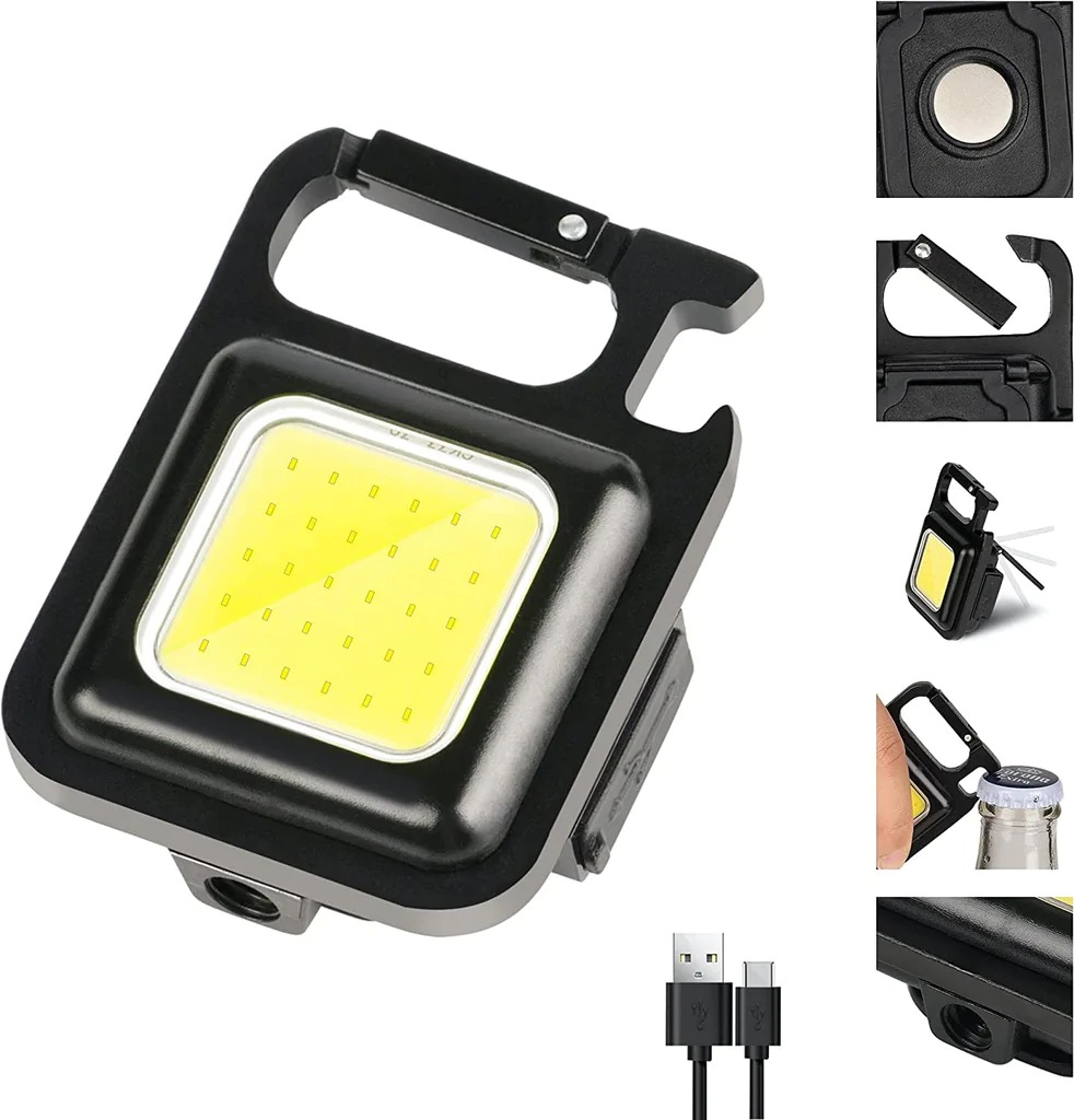 (🔥Christmas Promotion - Buy 3 Get 2 Free🔥) 800 Lumens Rechargeable Keychains Small-Flashlights