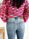 ❤️LETZTER TAG 50 % RABATT🔥Bootcut-Jeans mit mittelhohem Bund und Knopfleiste