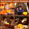 🔥Heißer Verkauf🎃Halloween-Kürbis-Klapp-Nachtlicht💡3-stufig dimmbar